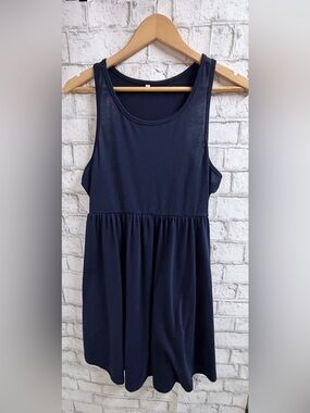 Classic Navy Sleeveless Womens' Dress